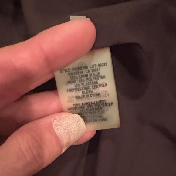 Elie Tahari Brown Suede Ruffle Blazer - Picture 4 of 5